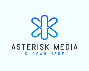 Modern Asterisk Letter Y logo