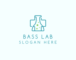 Cross Flask Lab  logo design