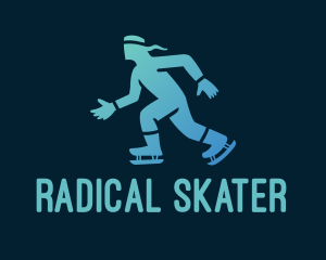 Figure Skater Athlete logo