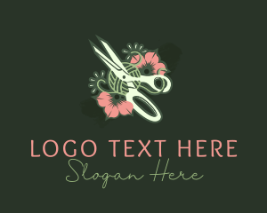 Scissors Floral Tailoring  logo