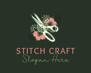 Scissors Floral Tailoring  logo