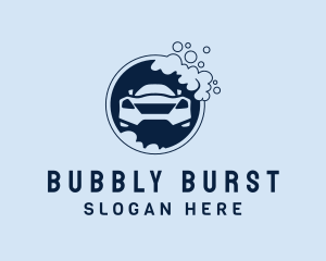 Vehicle Clean Bubbles  logo design