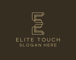 Upscale Boutique Letter E logo design