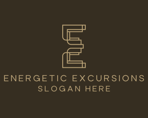 Upscale Boutique Letter E logo design