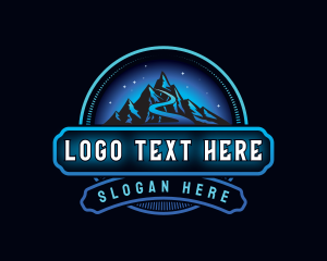 Outdoor Mountain Peak logo