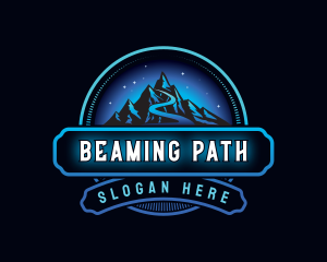 Outdoor Mountain Path logo design