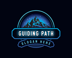 Outdoor Mountain Path logo design