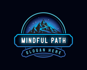 Outdoor Mountain Path logo design