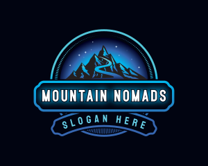 Outdoor Mountain Path logo design