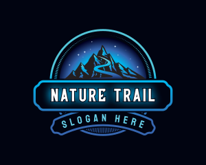 Outdoor Mountain Path logo design