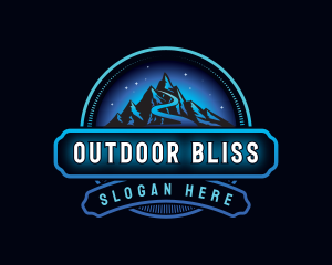 Outdoor Mountain Path logo design