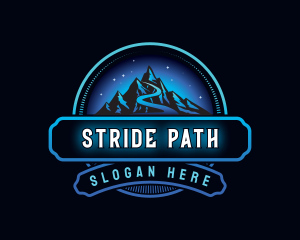 Outdoor Mountain Path logo design