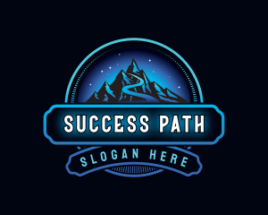 Outdoor Mountain Path logo design