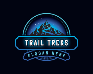 Outdoor Mountain Path logo design