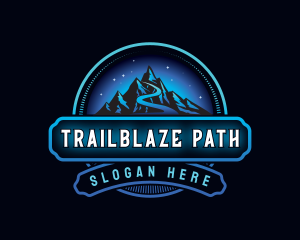 Outdoor Mountain Path logo design