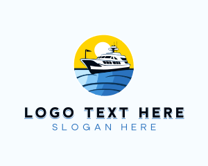 Cruise Ship Travel Logo