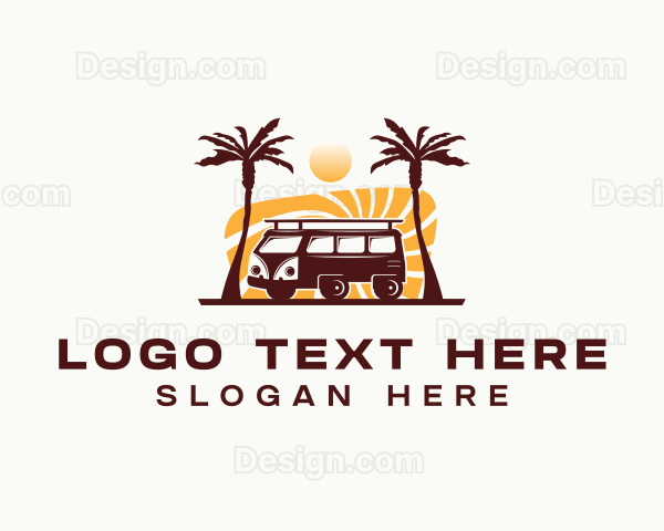 Camper Van Travel Logo