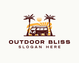 Camper Van Travel logo design