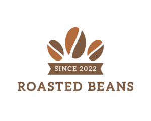 Coffee Bean Crown logo design