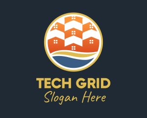 Village Grid Swish logo