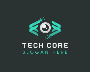 Eye Surveillance Tech logo design