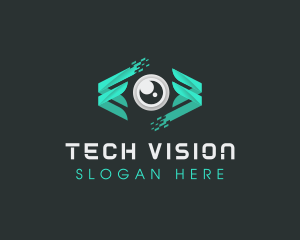 Eye Surveillance Tech logo design