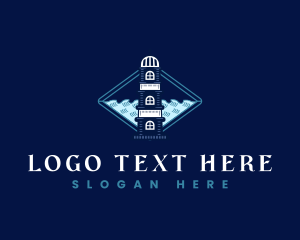 Coastal Lighthouse Tower logo