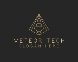 Pyramid Tech Developer logo design