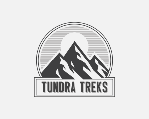 Mountain Peak Hiking logo design