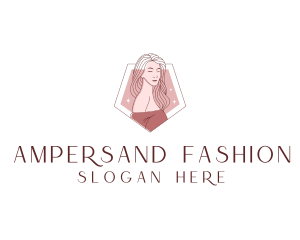 Beauty Babe Woman Fashion logo design