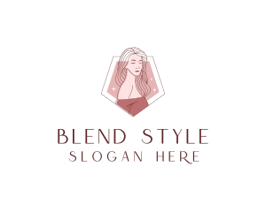 Beauty Babe Woman Fashion logo design