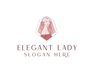 Beauty Babe Woman Fashion logo design