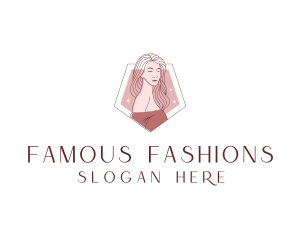 Beauty Babe Woman Fashion logo design