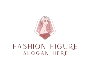 Beauty Babe Woman Fashion logo design