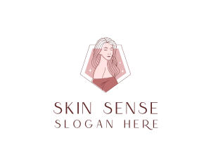 Beauty Babe Woman Fashion logo design