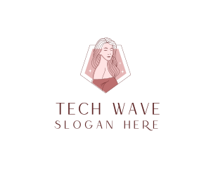 Beauty Babe Woman Fashion logo design