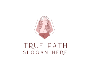 Beauty Babe Woman Fashion logo design