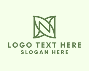 Green Letter N logo