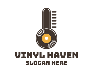 Brown Vinyl Thermometer logo