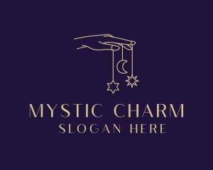 Mystical Tarot Hand logo design