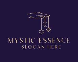 Mystical Tarot Hand logo design