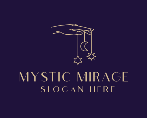 Mystical Tarot Hand logo design