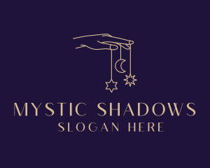 Mystical Tarot Hand logo design