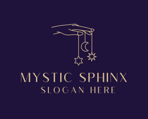 Mystical Tarot Hand logo design