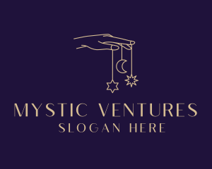 Mystical Tarot Hand logo design