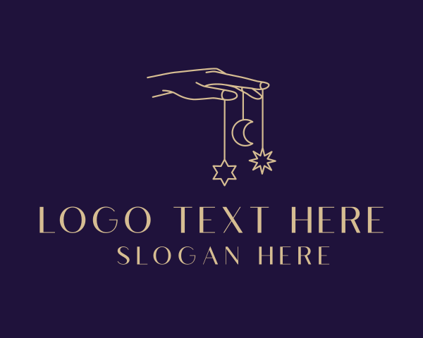 Mystical Tarot Hand logo