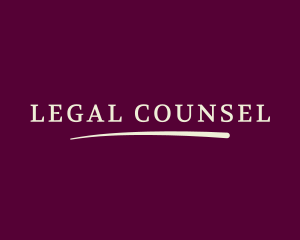 Legal Lawyer Swoosh logo