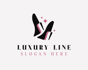 Luxury Stilettos Shoes logo design