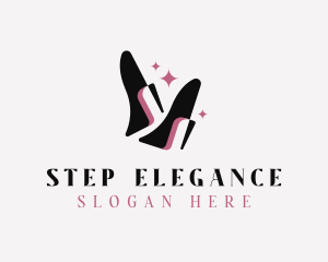 Luxury Stilettos Shoes logo design