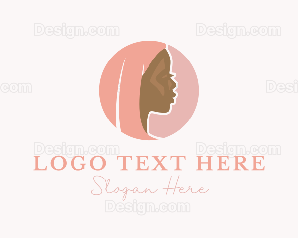 Woman Makeup Beauty Logo